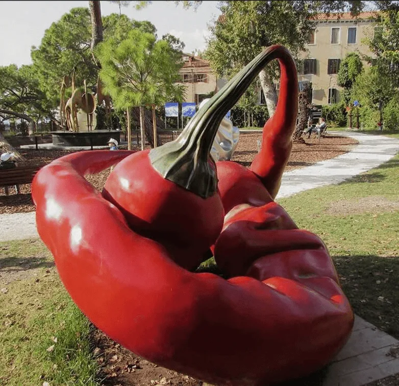 Large chili pepper statue (7) Large Chili Pepper Statues For Sale | Fiberglass Ornaments – custom retail display image 17