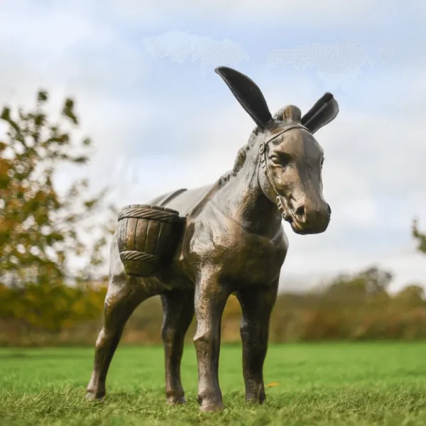 Large Donkey Statues Sculptures for Garden – custom retail display image 11