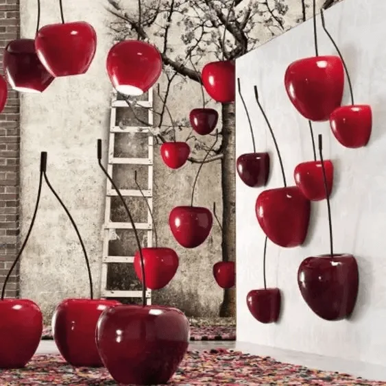 Large Fiberglass Cherry Sculpture Statues For Sale | Outdoor – custom retail display image 3
