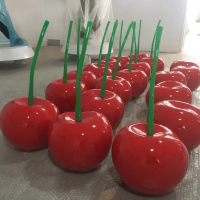 Large Fiberglass Cherry Sculpture (7) Large Fiberglass Cherry Sculpture Statues For Sale | Outdoor – custom retail display image 26