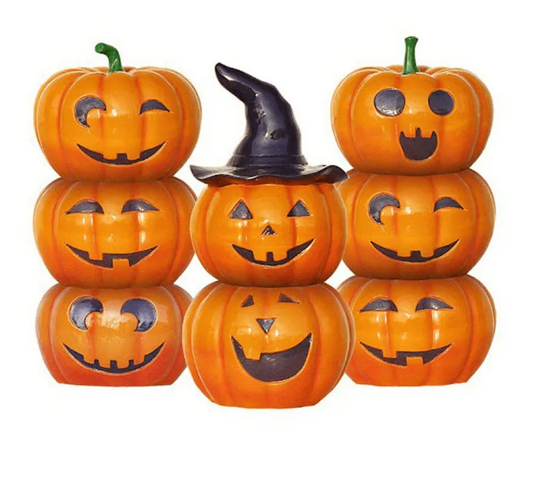 Large FRP Pumpkin Statues Sculpture For Sale – custom retail display image 1