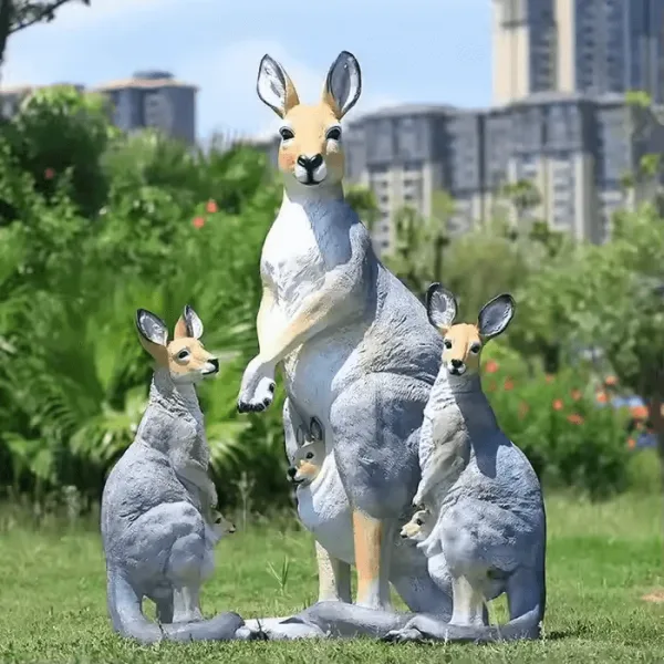 Large Kangaroo Statues Sculptures For Sale – custom retail display image 7