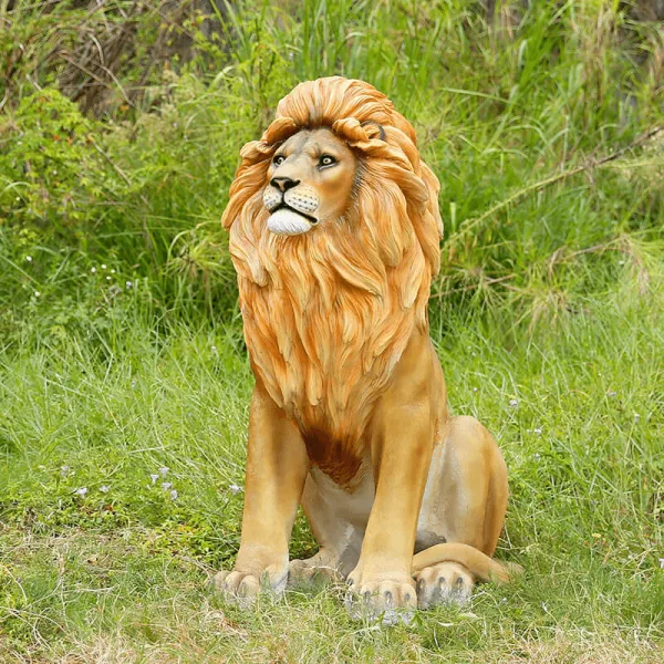 Large Lion Statues Sculptures For Garden Decor – custom retail display image 42