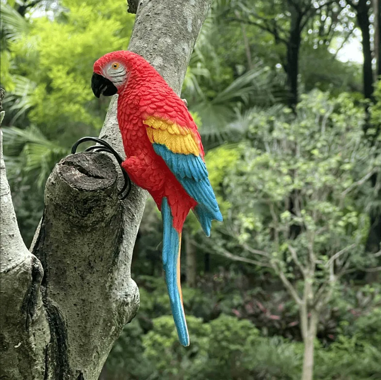 Large Parrot Sculptures Statues For Sale – custom retail display image 4