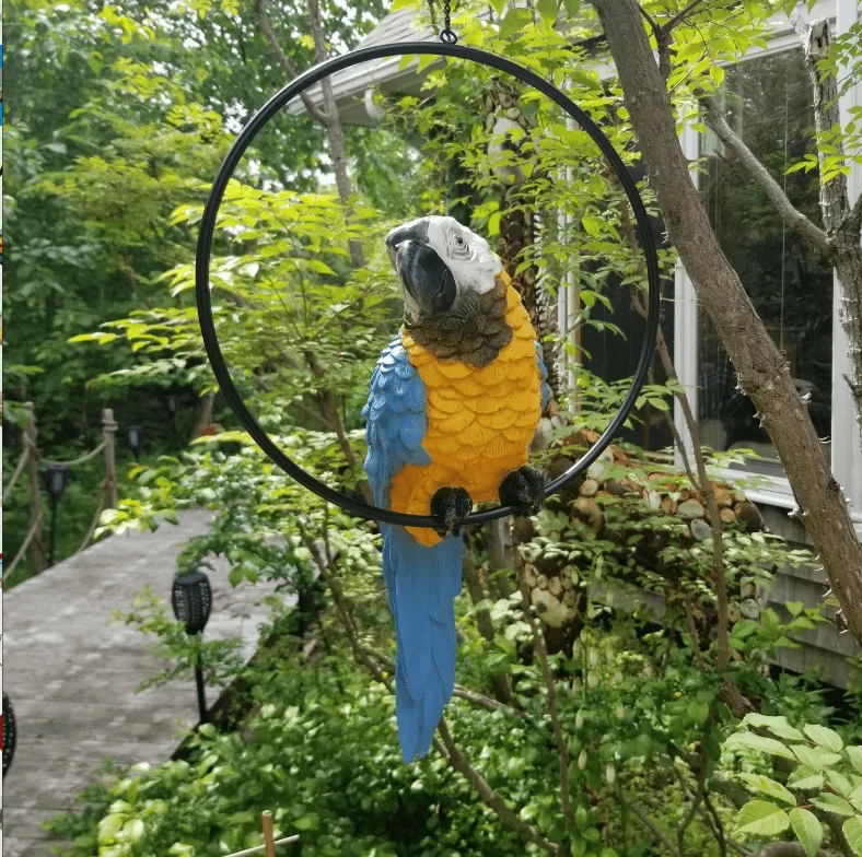 Large Parrot Sculptures Statues For Sale – custom retail display image 5