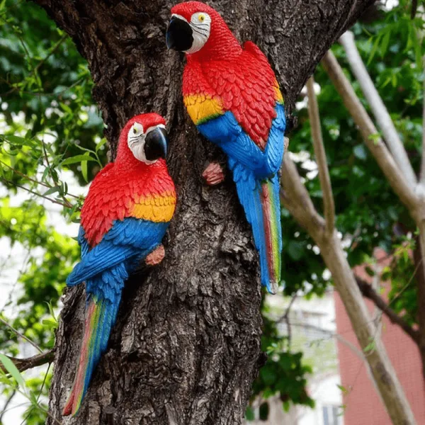 Large Parrot Sculptures Statues For Sale – custom retail display image 7