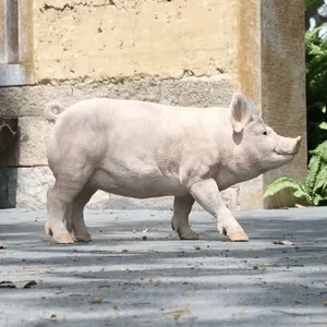 Large Pig Statues Sculptures For Outdoor Garden – custom retail display image 4