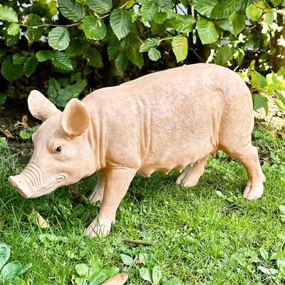 Large Pig Statues Sculptures For Outdoor Garden – custom retail display image 3