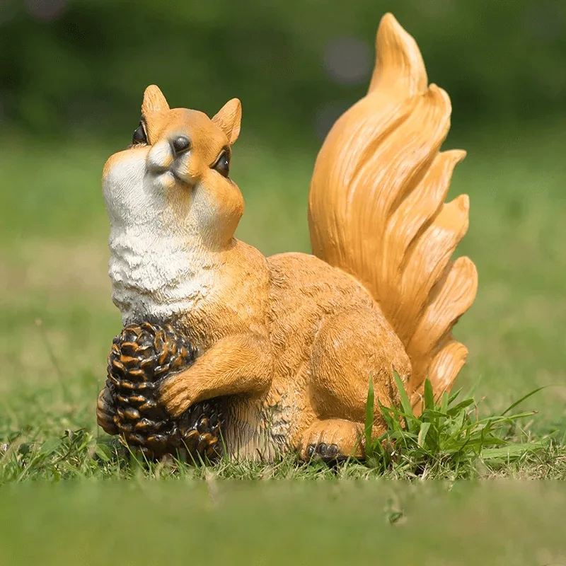Large Squirrel Statue For Sale | Outdoor Garden Ornament – custom retail display image 6