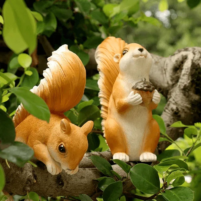 Large Squirrel Statue For Sale | Outdoor Garden Ornament – custom retail display image 2