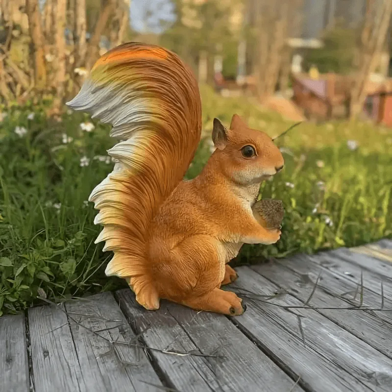 Large Squirrel Statue For Sale | Outdoor Garden Ornament – custom retail display image 4