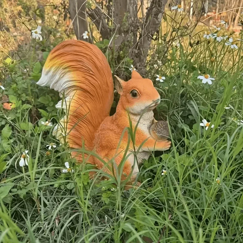 Large Squirrel Statue For Sale | Outdoor Garden Ornament – custom retail display image 8
