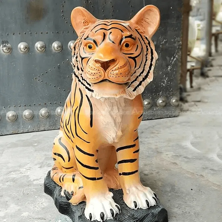 Large Tiger Statues For Sale | Fiberglass Bronze – custom retail display image 14