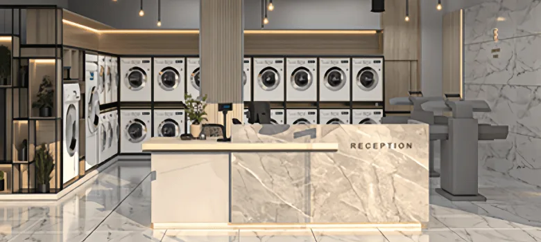 Laundry Shop Design, Display Fixtures Furniture – custom retail display image 14
