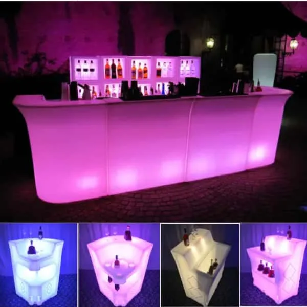 Restaurant Bar Counter For Sale | Wood, Metal Marble – LED Bar Counter image 10