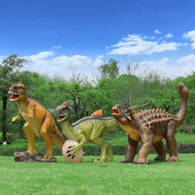 Life Size Dinosaur Statue (9) Life Size Dinosaur Statues Sculpture For Sale | Fiberglass – custom retail display image 7
