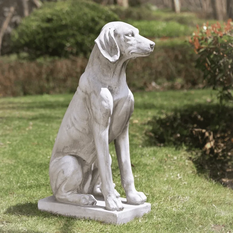 Life Size Labrador Statues Sculptures For Garden – custom retail display image 2