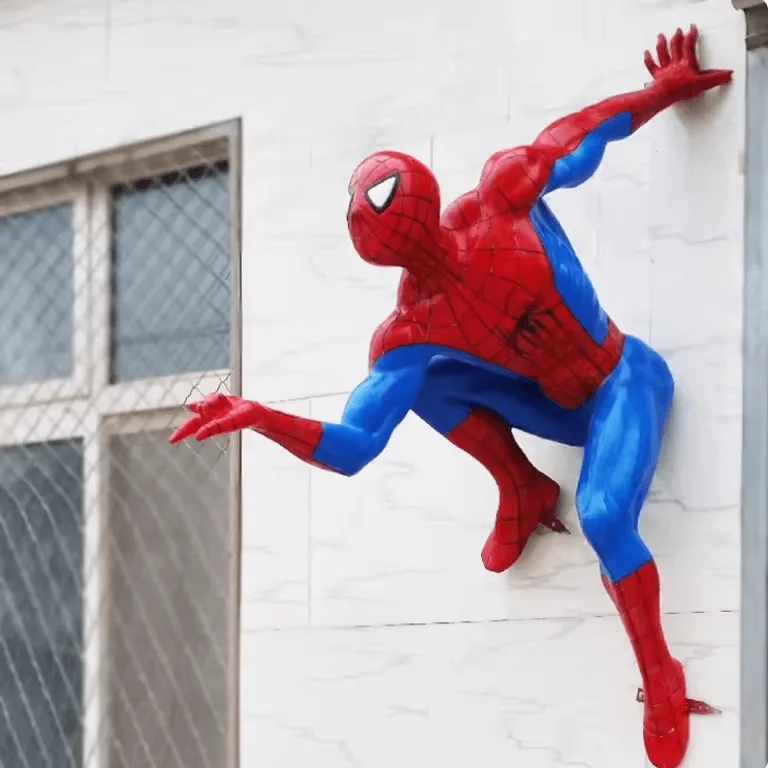 Life Size Spiderman Statues for Sale | FRP 1:1 Figures – custom retail display image 3