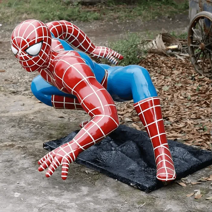 Life Size Spiderman Statue (8) Life Size Spiderman Statues for Sale | FRP 1:1 Figures – custom retail display image 19