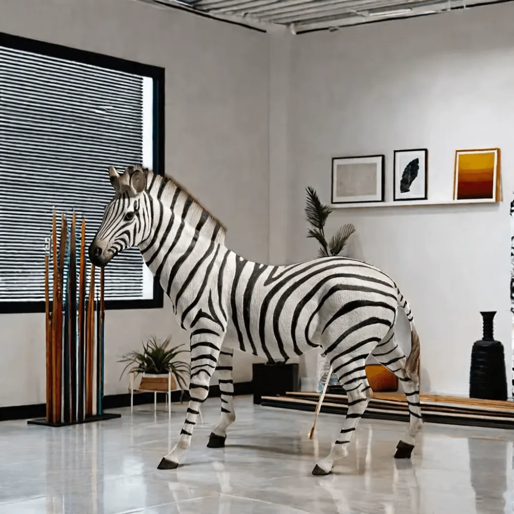 Life Size Zebra Statues Sculptures For Sale – custom retail display image 14