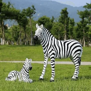 Life Size Zebra Statues Sculptures For Sale – custom retail display image 4