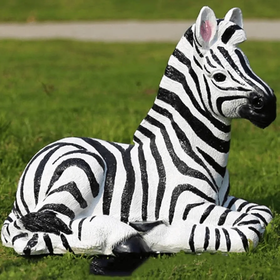 Life Size Zebra Statues Sculptures For Sale – custom retail display image 5