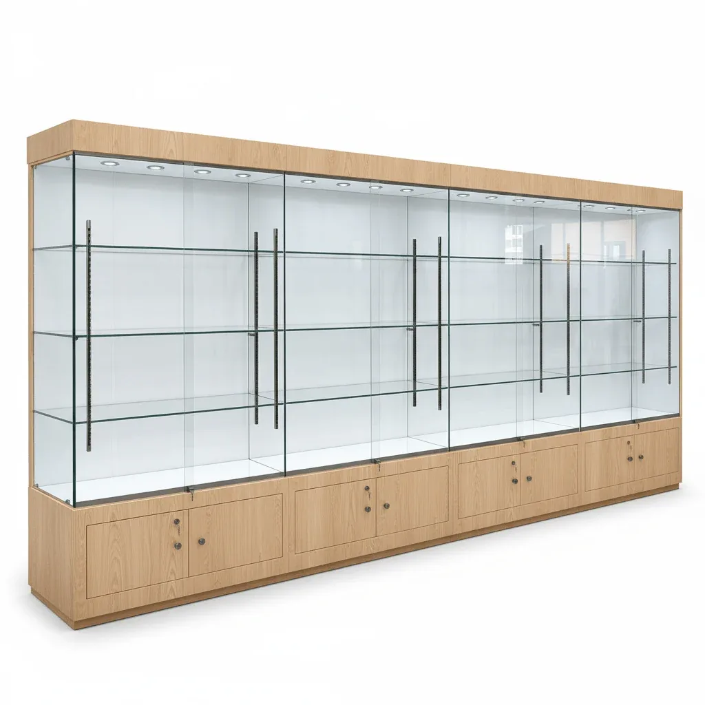Trophy Display Cases Cabinets For Sale | School Office Showcases – custom retail display image 6
