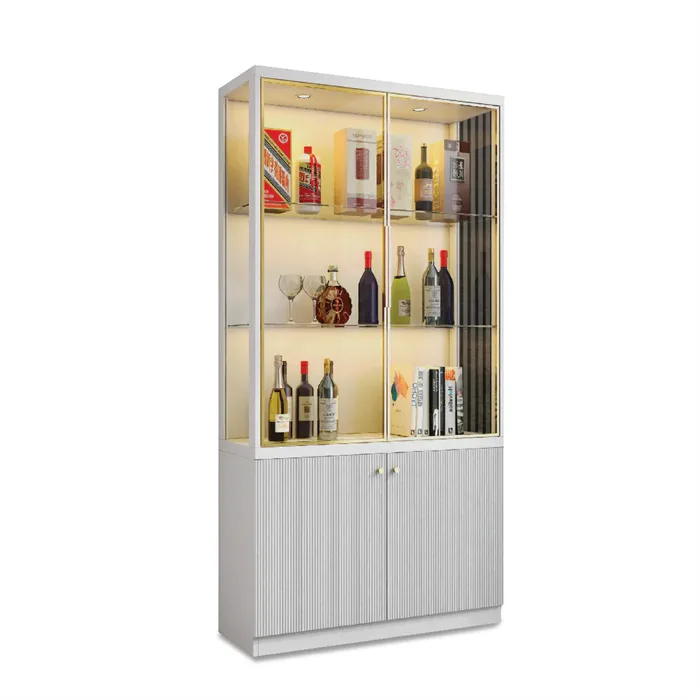 Lighted Display Cabinet2 (1) Lighted Display Cabinet | Glass Doors Shelves – custom retail display image 55