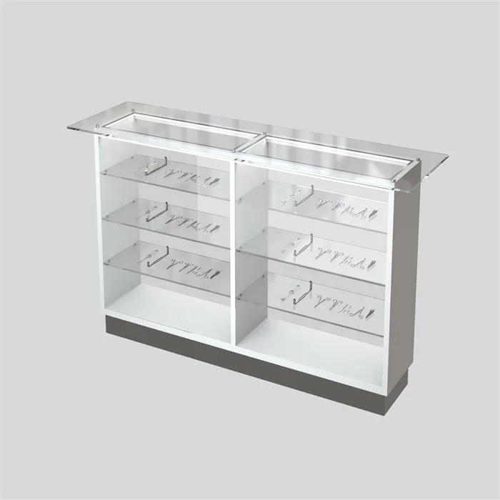 Lighted Display Cabinet2 (2) Lighted Display Cabinet | Glass Doors Shelves – custom retail display image 56