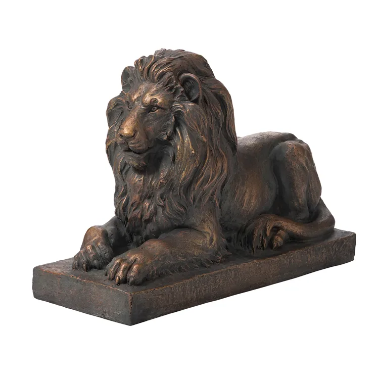 Lion Bronze Statues | Life Size Animal Bronze Sculptures – custom retail display image 1