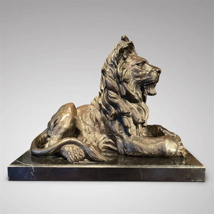 Lion Bronze Statues | Life Size Animal Bronze Sculptures – custom retail display image 3