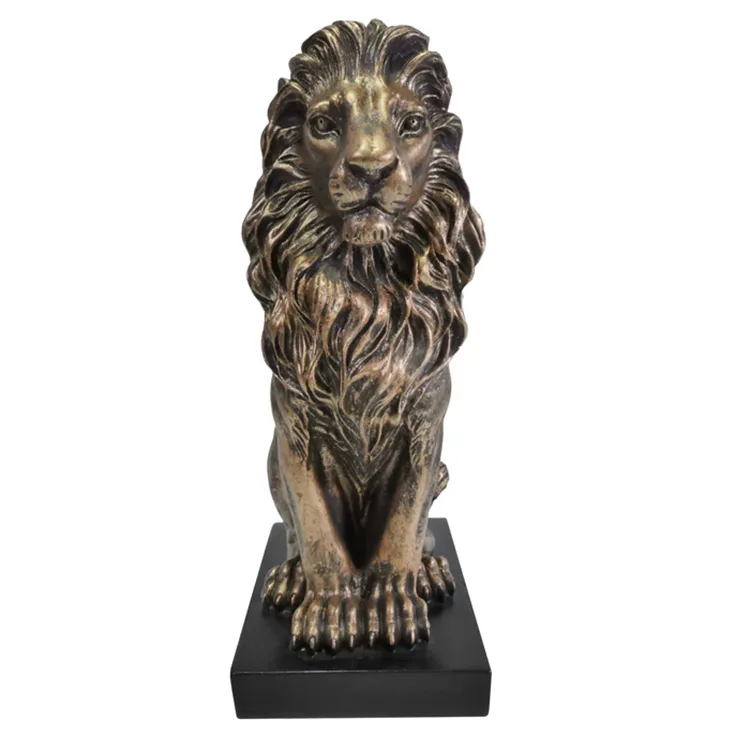 Lion Bronze Statues | Life Size Animal Bronze Sculptures – custom retail display image 5