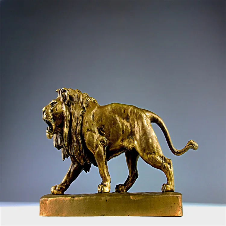 Lion Bronze Statues | Life Size Animal Bronze Sculptures – custom retail display image 8