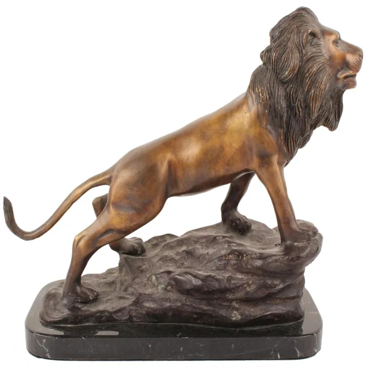Lion Bronze Statues | Life Size Animal Bronze Sculptures – custom retail display image 10