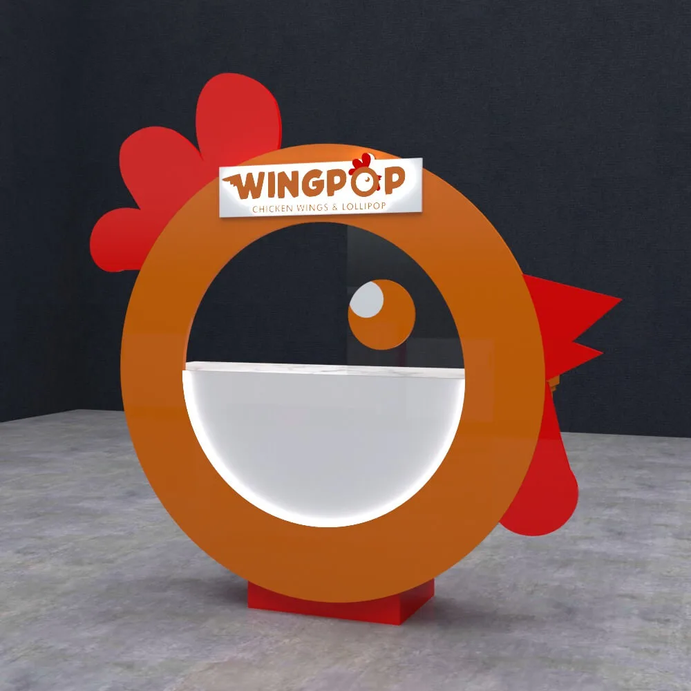 Fashionable chick-shaped Lollipop Display Stand factory direct sales