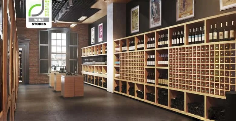 Lunita-wine-store-by-Viarde-Studio_副本 Liquor Store Shelving | Commercial Wine Racks – custom retail display image 11