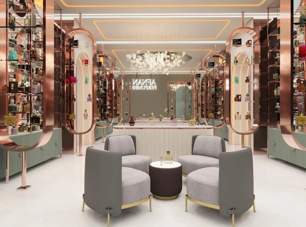 Perfume Shop Design, Decoration Displays – custom retail display image 3