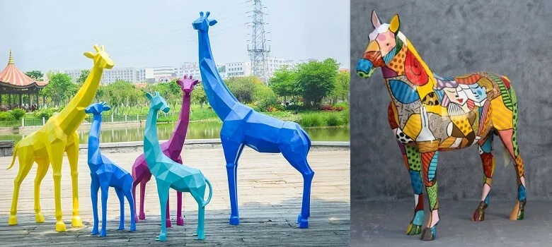Life Size Animal Sculptures Statues For Sale – custom retail display image 15