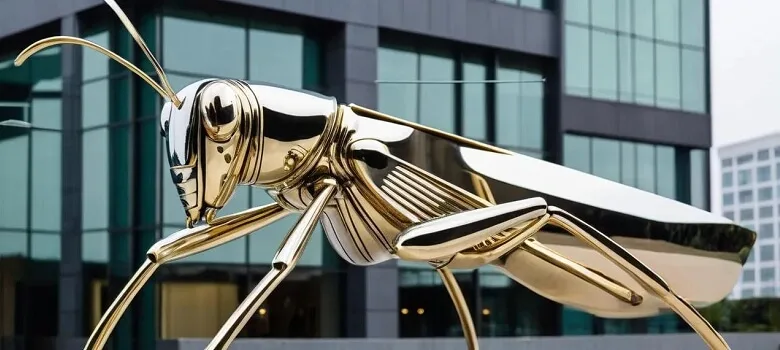 Insect Bug Sculptures – custom retail display image 11
