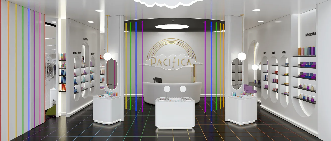 Cosmetic Shop Design Decoration Ideas – Houston Cosmetic Store Full Build | Custom Interior & Furniture Project image 10