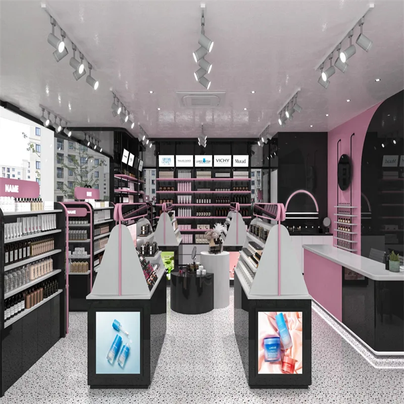 makeup store design3 Makeup Store Design | Retail Makeup Display Store Fixtures For Sale – custom retail display image 9