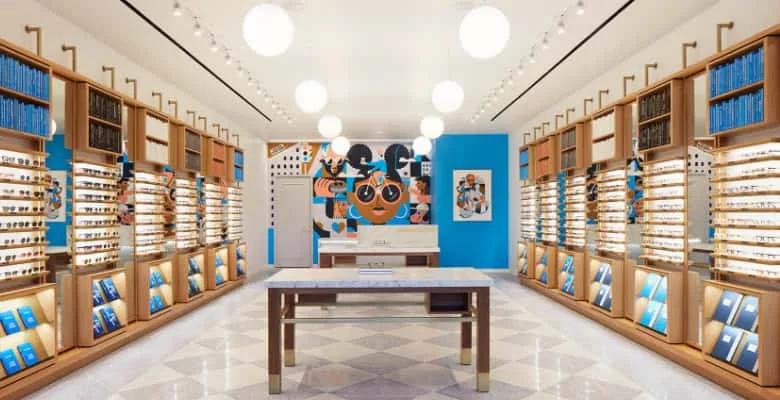 Optical Sunglass Display Cabinet | Eyewear Showcase – custom retail display image 58