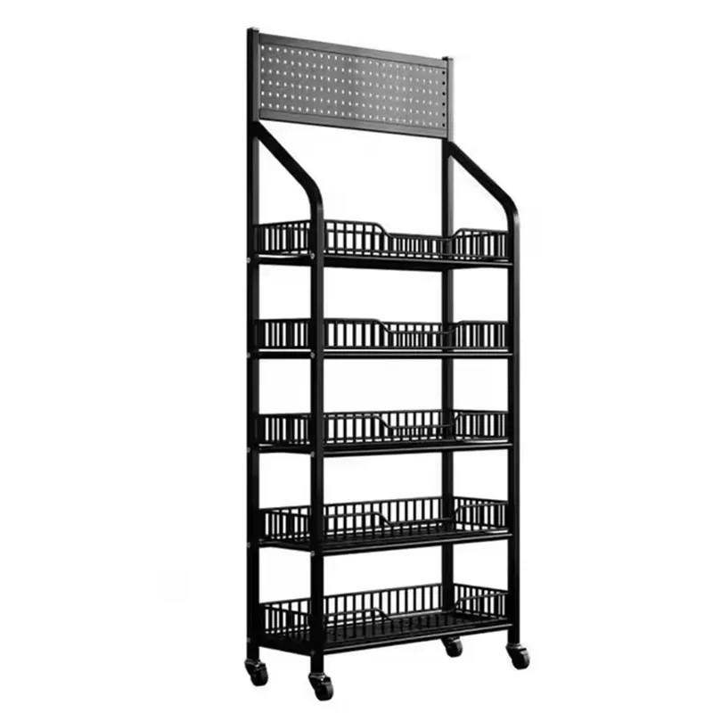 Metal Display Racks For Shop | Pegboard, Wire, Grid Metal Shelving Solutions – custom retail display image 4