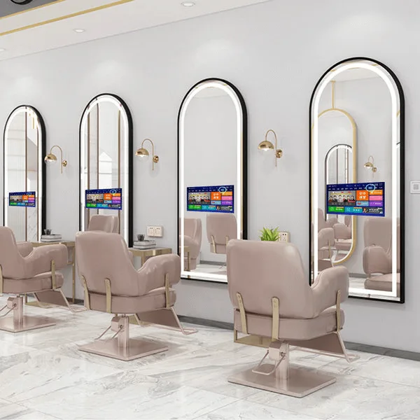 Mirror station (5) Salon Mirror Station With LED Lights – custom retail display image 20