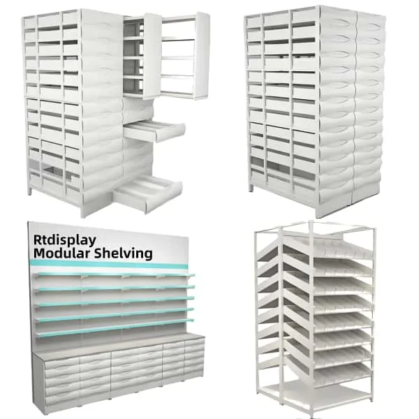 Pharmacy Drug Store Fixtures, Displays Furniture – Modular Rx Racks image 7