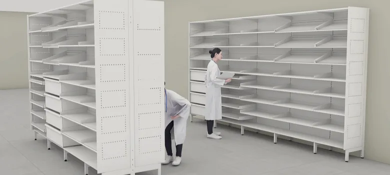 Modular Pharmacy Shelving Storage Solutions – custom retail display image 4