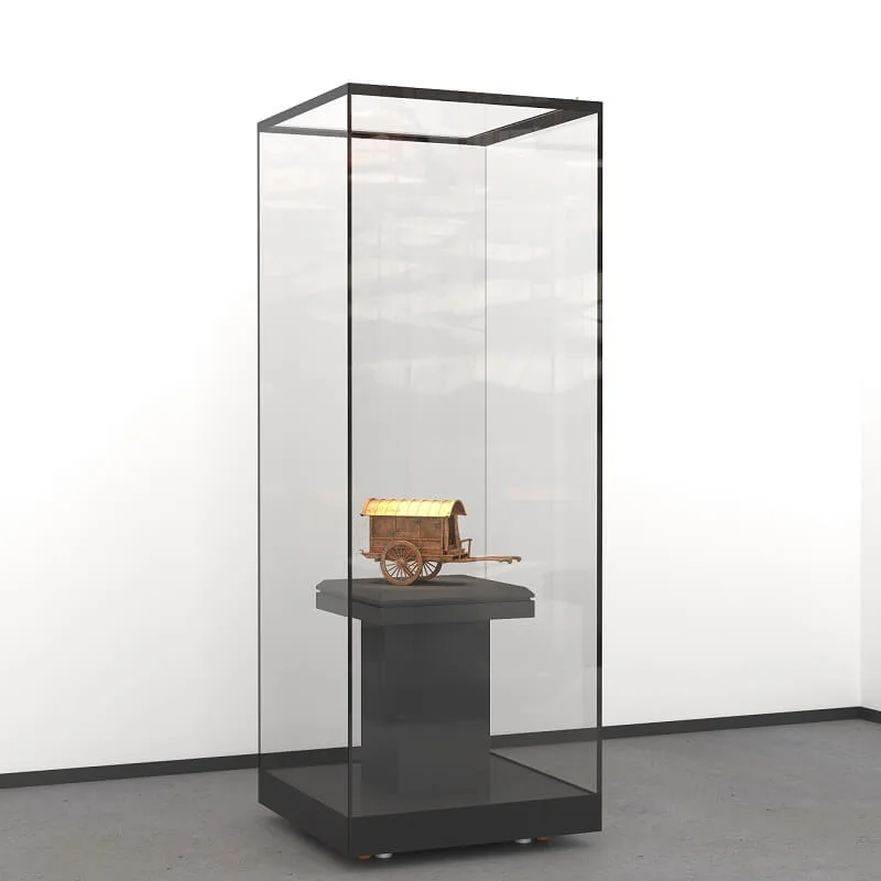 Museum Floor Standing Display Cases Vitrines – custom retail display image 1