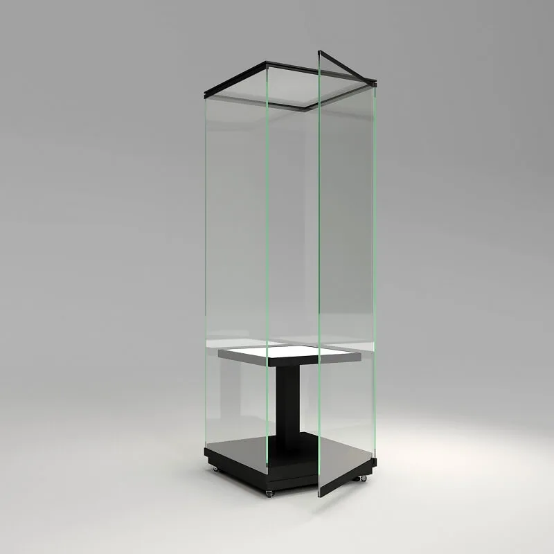 Museum Floor Standing Display Cases Vitrines – custom retail display image 2