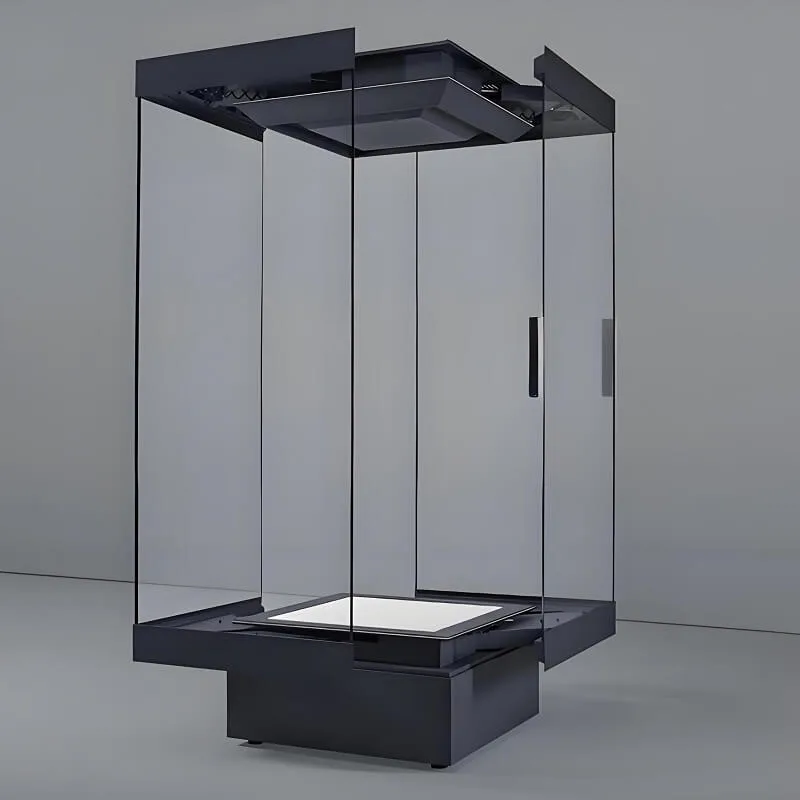 Museum Floor Standing Display Cases Vitrines – custom retail display image 4