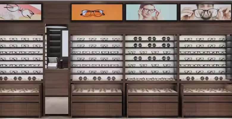 Optical Sunglass Display Cabinet | Eyewear Showcase – custom retail display image 57